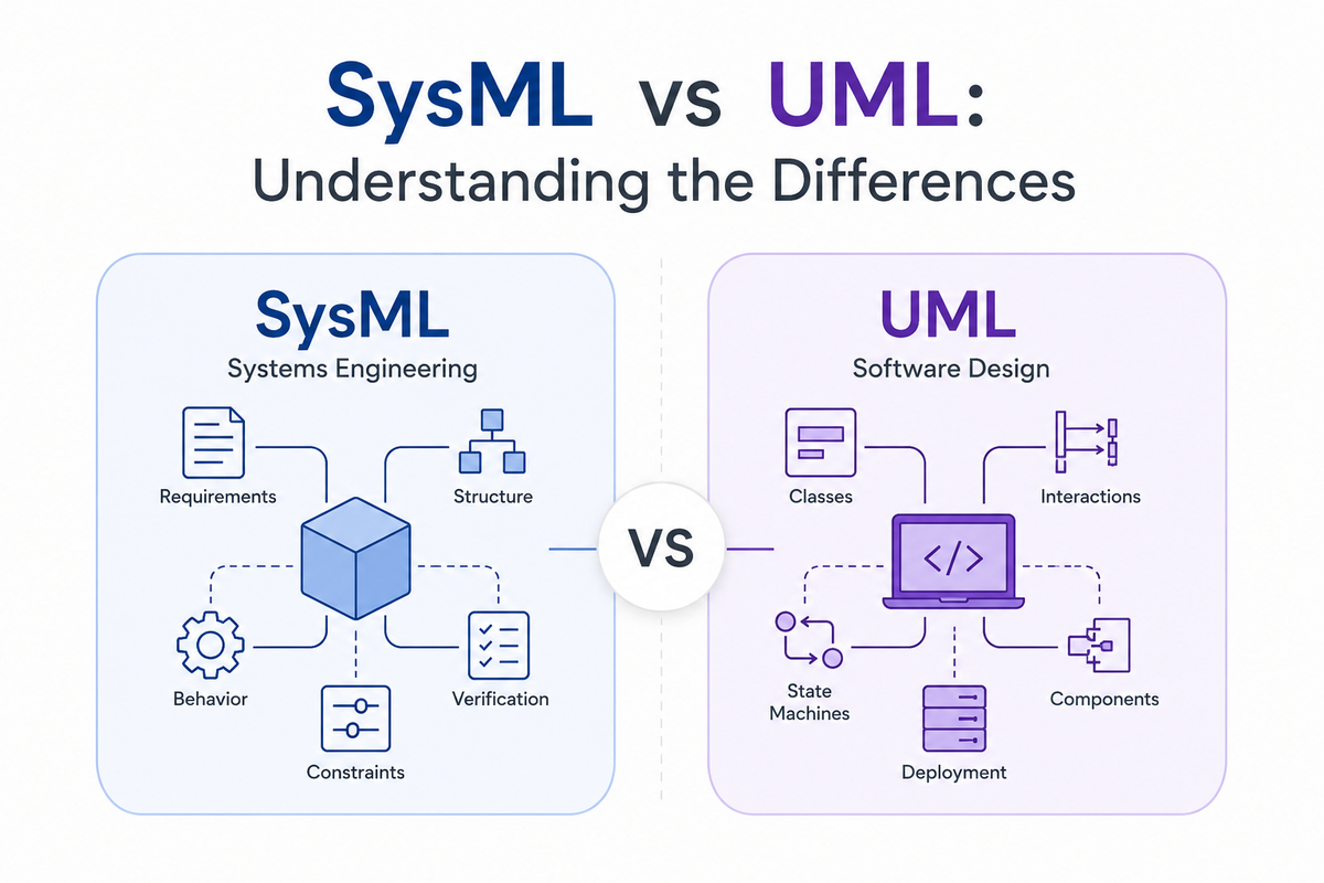 SysML vs UML: Understanding the Differences